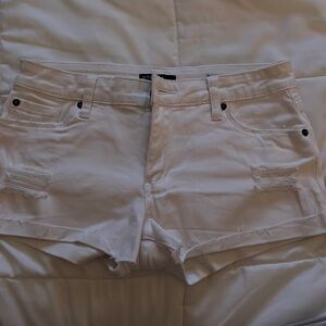 Women’s white shorts